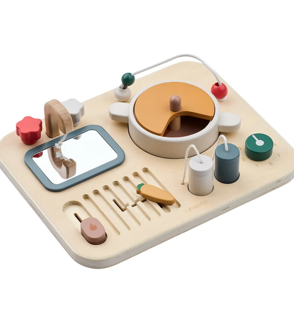 Liewood Babylegetøj|Aktivitetslegetøj|Aktivitetstavle - Magnus Little Chef - Sandy multi mix