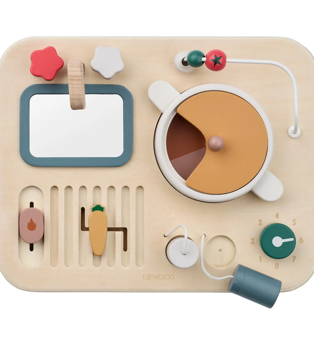 Liewood Babylegetøj|Aktivitetslegetøj|Aktivitetstavle - Magnus Little Chef - Sandy multi mix
