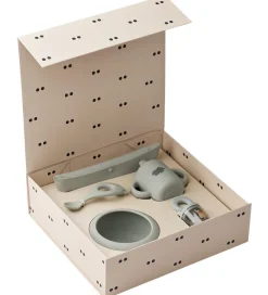 Børn Liewood Spisesæt|Kop Og Tudekop>Baby Spisesæt - Silikone/Tritan - 5 dele - Dove Blue