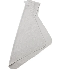 Liewood Babyhåndklæde- Og Poncho|Håndklæder>Babyhåndklæde - 70x70 cm - Albert - Rabbit Grå