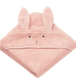 Liewood Babyhåndklæde- Og Poncho|Håndklæder|Babyhåndklæde - 70x70 cm - Albert - Rabbit Rose
