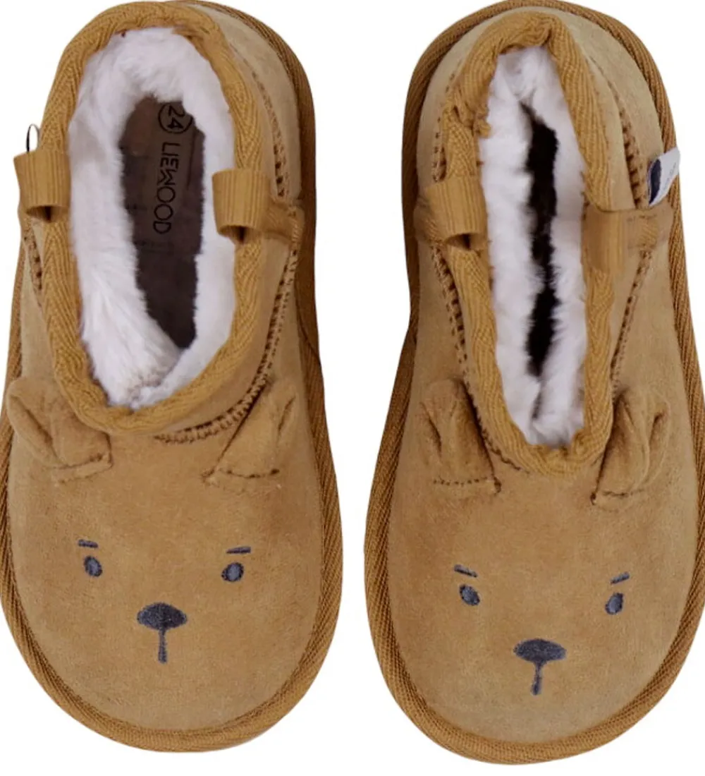 Liewood Bamsestøvler|Bamsestøvler - Alban - Golden Caramel