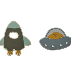 Liewood Bideringe>Bidelegetøj - Silikone - 2-pak - Gia - Space Blue Multi