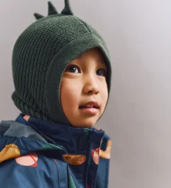 Børn Liewood Elefanthuer|Elefanthue - 1-lag - Hanibal Dino - Hunter Green