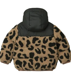 Børn Liewood Fleece|Fleecejakke m. Vattering - Niko - Mega Leo/Oat Mix