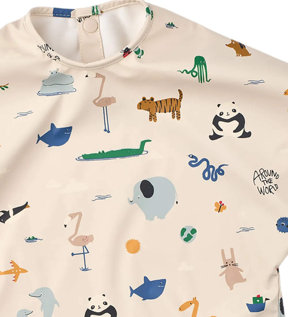 Liewood Spisetid|Forklæder|Forklæde - PU - Merle - Around The World/Sandy