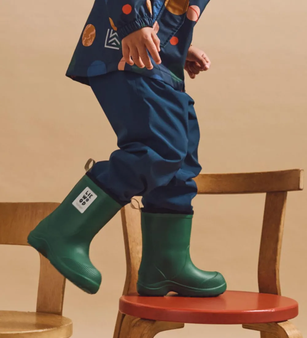 Liewood Gummistøvler|Gummistøvler - Aston - Garden Green Mix