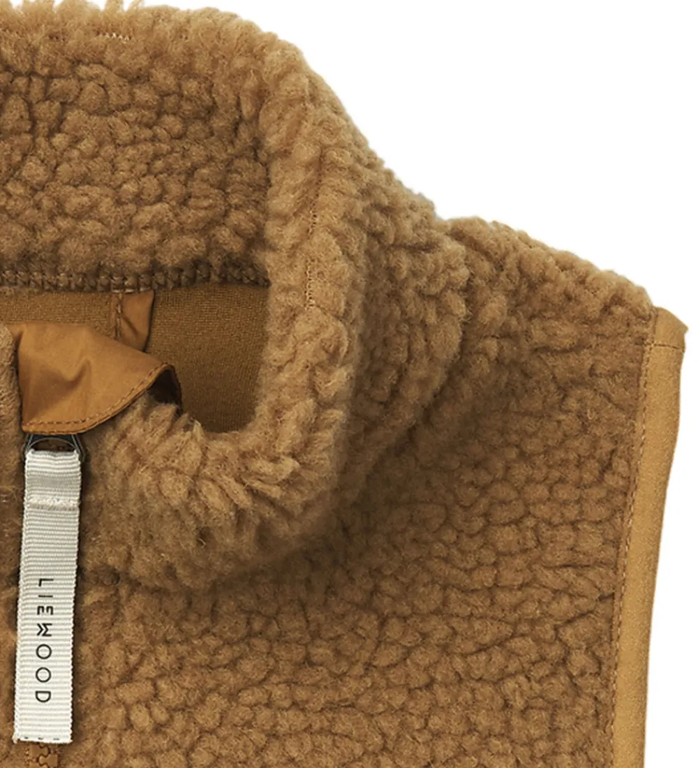 Børn Liewood Tørklæder|Halsedisser>Halsedisse - Fleece - Vilo - Golden Caramel