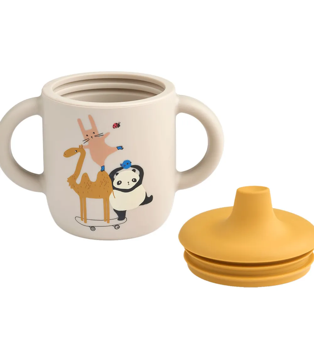 Liewood Spisetid|Kop Og Tudekop>Kop m. Tud - Silikone - Neil - 150 ml - Around The World