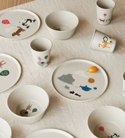 Liewood Spisetid|Kop Og Tudekop|Kopper - 4-pak - Lana - Around The World/Sandy