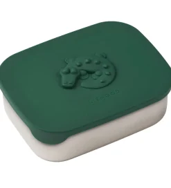 Liewood Skole|Madkasser|Madkasse - Silikone/Stål - Arthur - Garden Green m. Krok