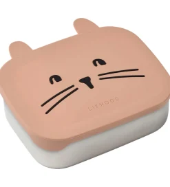 Liewood Skole|Madkasser|Madkasse - Silikone/Stål - Arthur - Pale Tuscany m. Kat