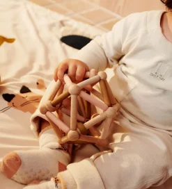 Liewood Trælegetøj|Motorikbold - Annemette - Mustard Multi Mix