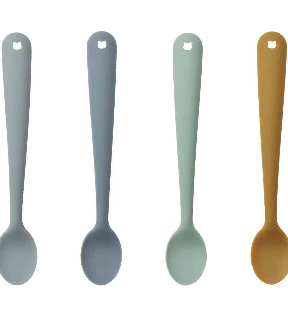 Liewood Babyskeer>Skeer - Siv - 4-pak - Silikone - Blue Multi Mix