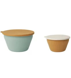 Liewood Skåle|Skåle - 2-pak - Dale - Golden Caramel Multi Mix