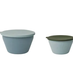 Liewood Skåle|Skåle - Silikone - Foldbare - 2-pak - Dale - Blue Multi