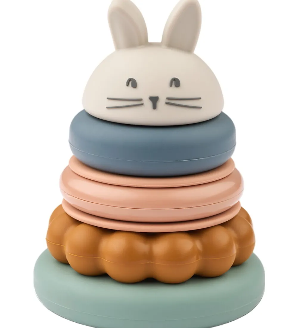 Liewood Stablelegetøj|Stabeltårn - Donata - Silikone - Sandy Multi Mix