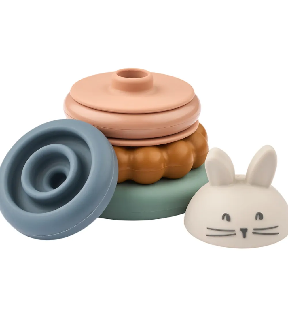 Liewood Stablelegetøj|Stabeltårn - Donata - Silikone - Sandy Multi Mix