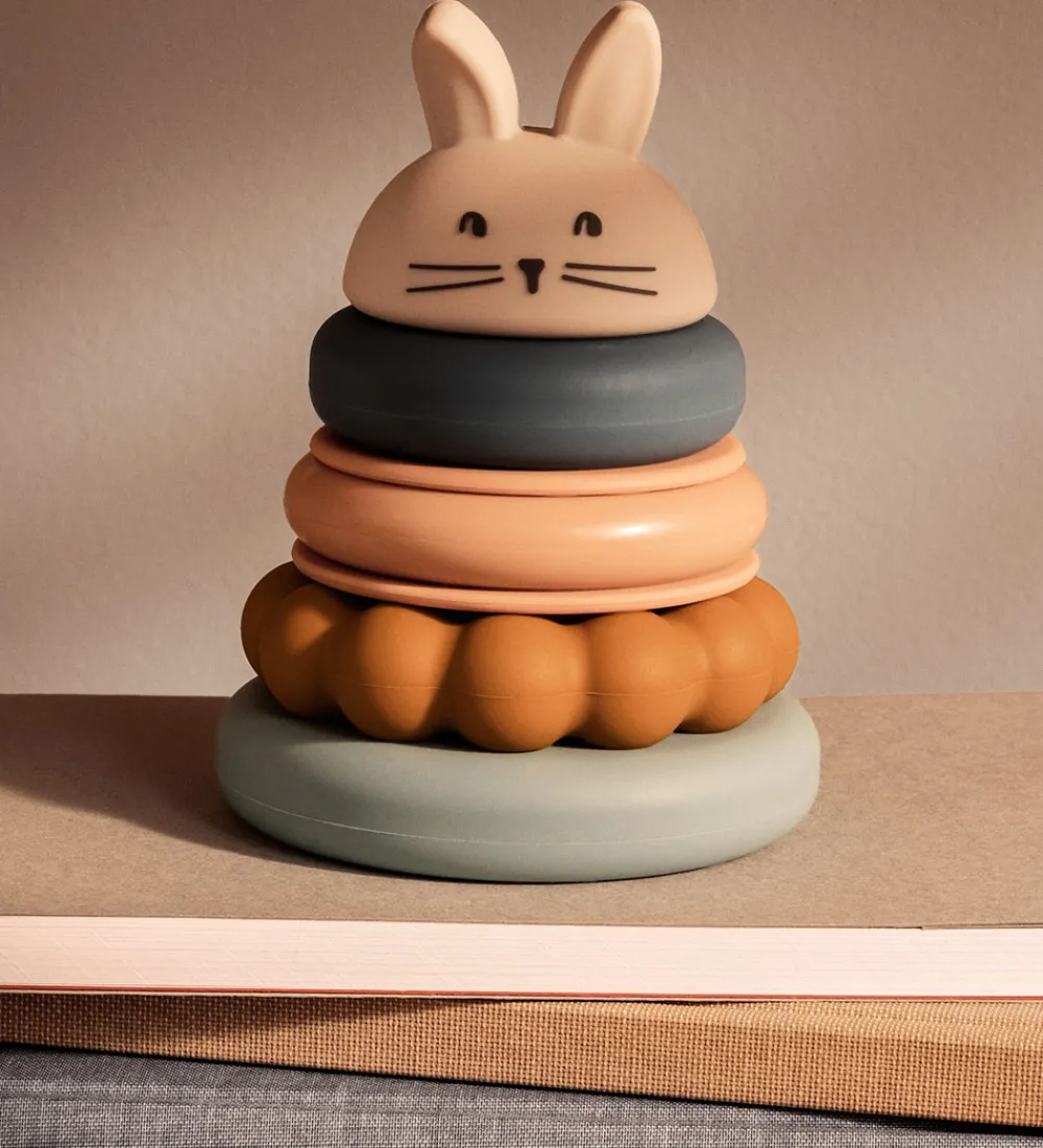 Liewood Stablelegetøj|Stabeltårn - Donata - Silikone - Sandy Multi Mix