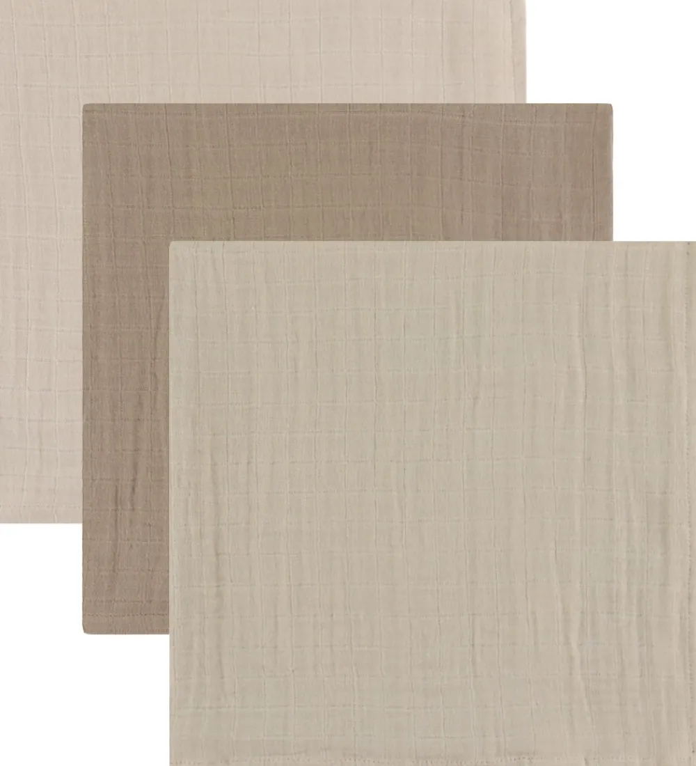 Liewood Stofbleer|Pusletid>Stofbleer - Musselin - 3-pak - 65x65 cm - Lewis - Sandy