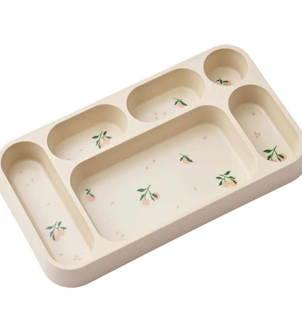 Liewood Tallerkener|Tallerken - 6 Rum - Mosu - Peach/Sea Shell