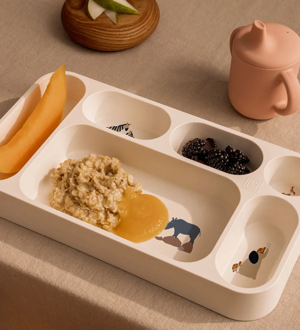 Liewood Tallerkener>Tallerken - 6 Rum - Mosu - All Together/Sandy