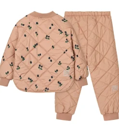 Børn Liewood Termotøj|Termotøj - Zella - Berry/Pale Tuscany/Embroidery