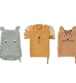 Liewood Vaskeklude>Vaskeklude - Sylvester - 3-pak - Safari Mix