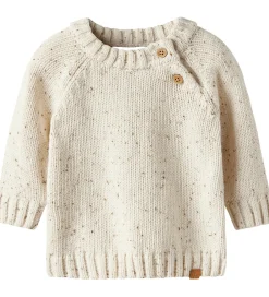 Børn Lil Atelier Bluser>Bluse - Strik - Nistret - NbnGalto - Turtledove