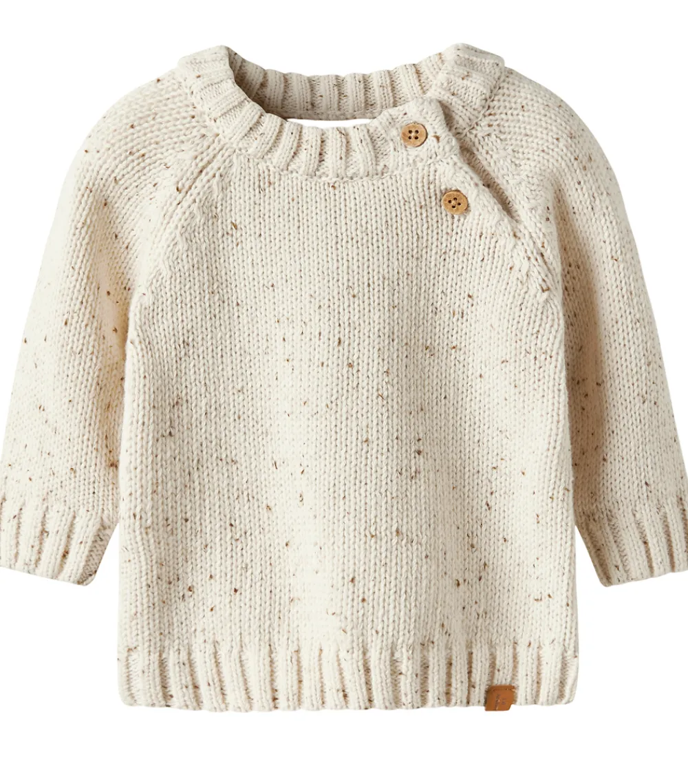 Børn Lil Atelier Bluser>Bluse - Strik - Nistret - NbnGalto - Turtledove