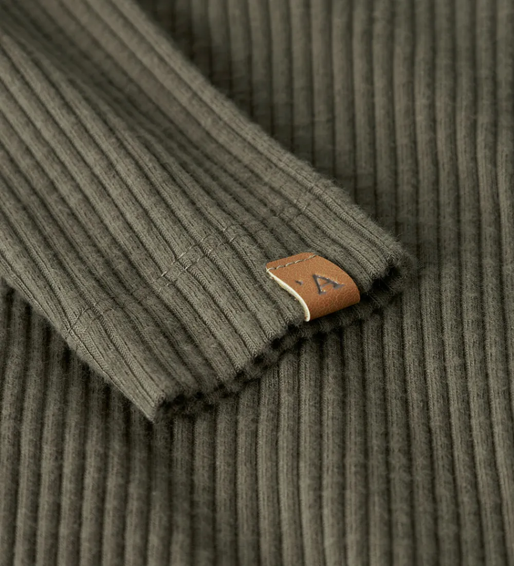 Børn Lil Atelier Bodyer|Lil' Atelier Body L/Æ - Rib - NbmRajo - Sea Turtle