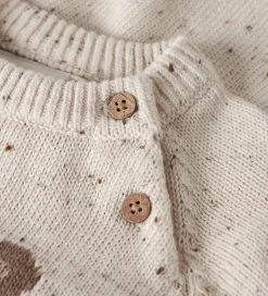 Børn Lil Atelier Bodyer|Lil' Atelier Body L/Æ - Strik - NbnGalto - Turtledove/Teddy