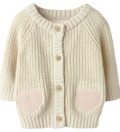 Børn Lil Atelier Striktrøjer>Lil' Atelier Cardigan - Strik - NbfEmlen - Turtledove