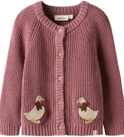 Børn Lil Atelier Cardigans|Cardigan - Strik - NmfEmlen - Nostalgia Rose