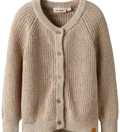 Børn Lil Atelier Cardigans|Cardigan - Strik - NmmRokko - Oxford Tan/Melange