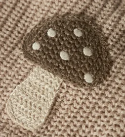 Børn Lil Atelier Cardigans|Cardigan - Strik - NmmEmlen - Oxford Tan m. Svampe