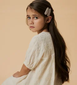 Lil Atelier Hårspænder>Hårspænder - 2-pak - NmfFacc - Gray Morn