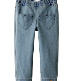 Børn Lil Atelier Bukser Og Jeans|Pigetøj>Lil' Atelier Jeans - Loose - NmfLulia - Medium Blue Denim