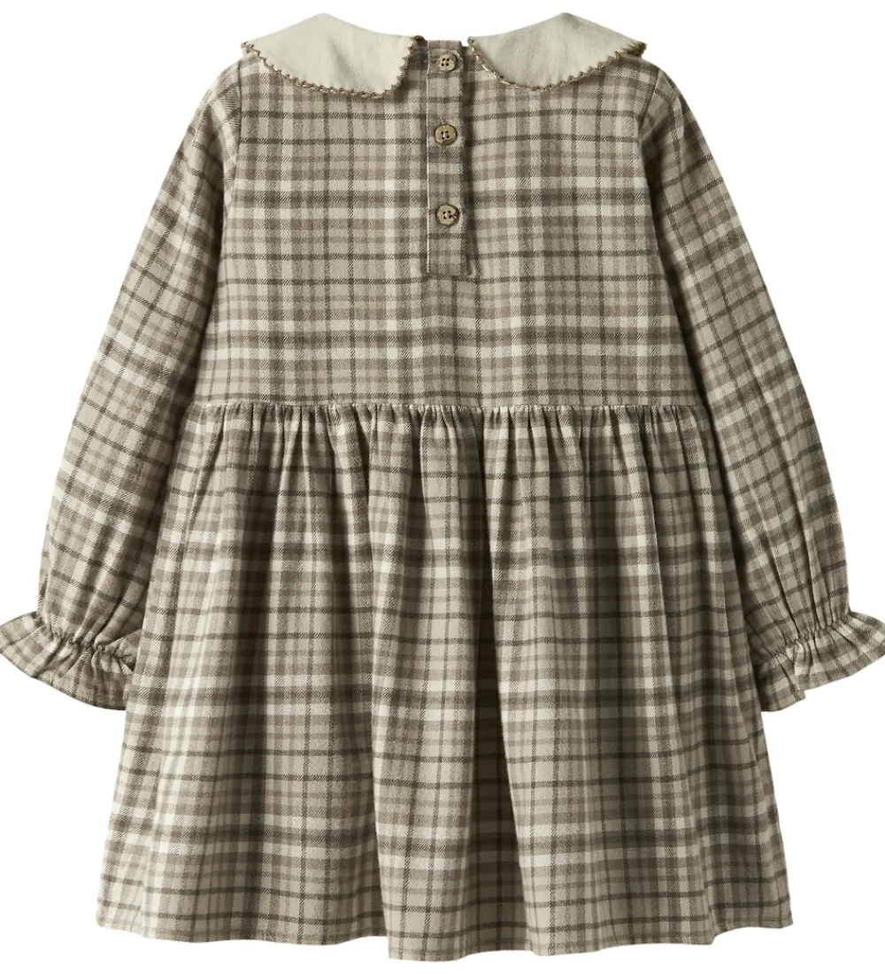 Børn Lil Atelier Kjoler>Kjole - NmfRebel - Sepia Tint