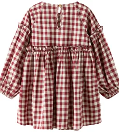 Børn Lil Atelier Kjoler>Kjole - NmfRio - Red Dahlia