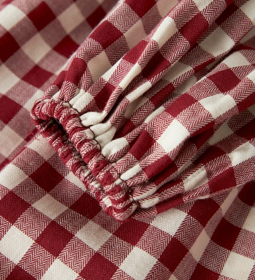 Børn Lil Atelier Kjoler>Kjole - NmfRio - Red Dahlia