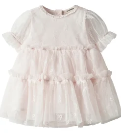 Børn Lil Atelier Kjoler|Kjolebody k/æ - NbfRosetta - Tyl - Almost Mauve