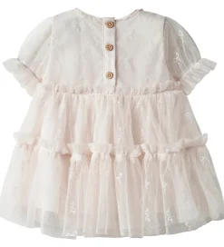 Børn Lil Atelier Kjoler|Kjolebody k/æ - NbfRosetta - Tyl - Almost Mauve