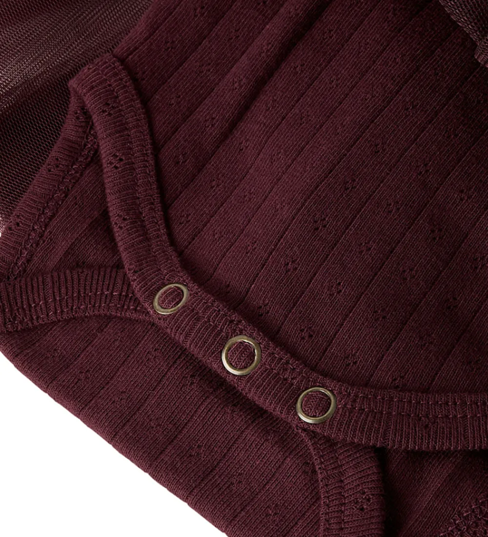 Børn Lil Atelier Bodyer>Lil' Atelier Kjolebody L/Æ