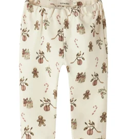 Børn Lil Atelier Leggings|Juletøj>Lil' Atelier Leggings - NbnLayo - Turtledove/Christmas