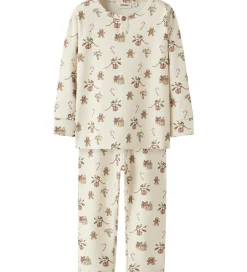 Børn Lil Atelier Nattøj|Juletøj>Nattøj - NmnLayo - Turtledove/Christmas