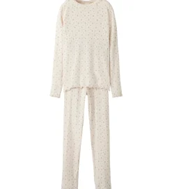 Børn Lil Atelier Nattøj|Nattøj - Rib - NmfGago - Almost Mauve/Flowers