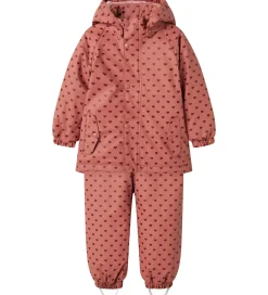 Børn Lil Atelier Regntøj|Lil' Atelier Regntøj m. Seler/Vattering - PU - NmfLadry10 - With