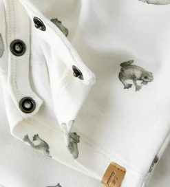 Børn Lil Atelier Sommerdragter>Lil' Atelier Sommerdragt - NbmGayo - Coconut Milk/Frog