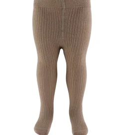 Børn Lil Atelier Strømpebukser>Lil' Atelier Strømpebukser - Rib - NbnRakel - Tigers Eye/Melange